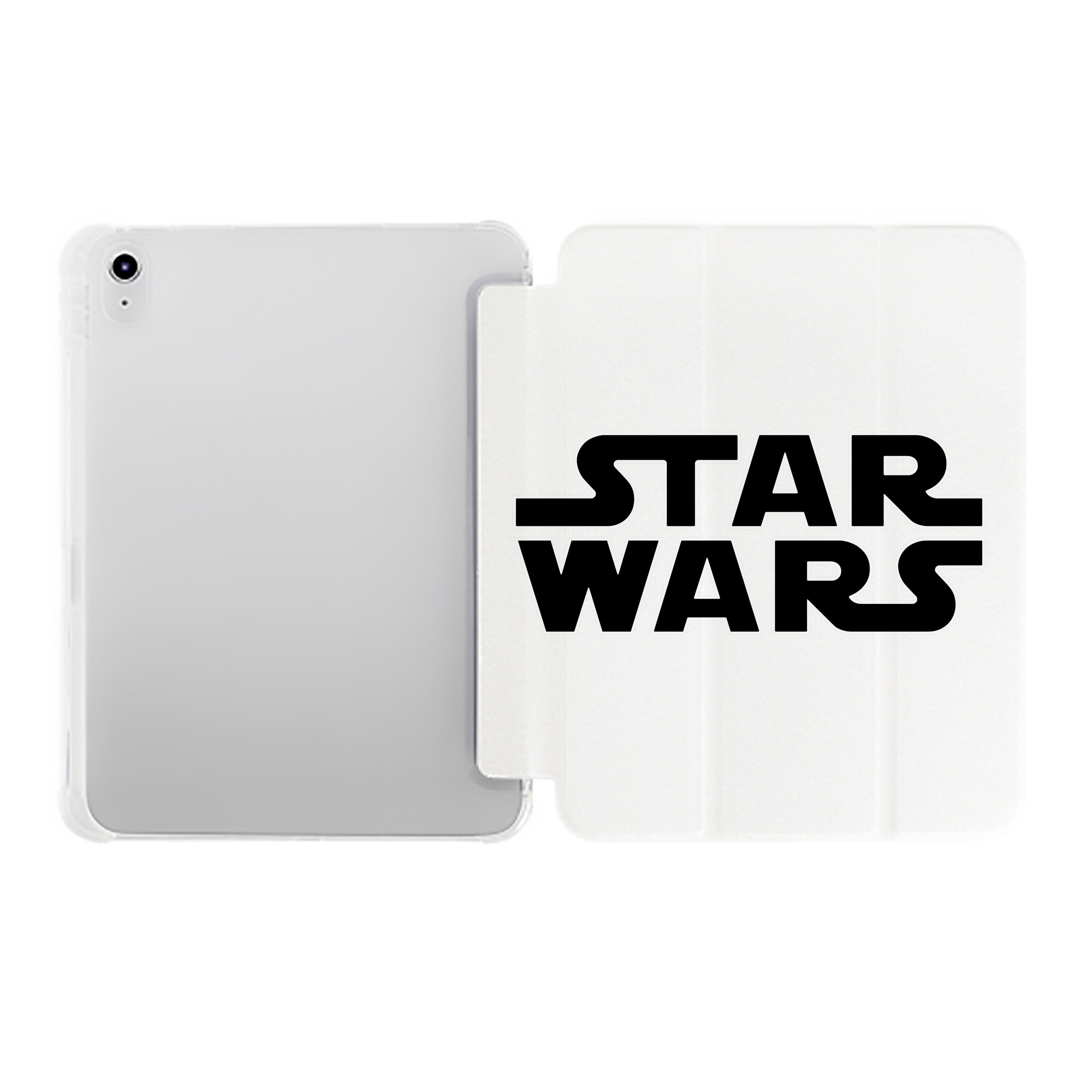 （画像用） スター・ウォーズ Star Wars IPad ケース ペン収納付き 三つ折りスタンド PUレザー×シリコン 対応機種9.5/10.5/10.9インチ